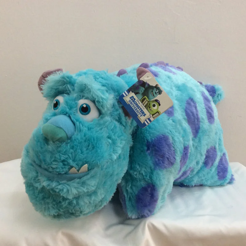 Monsters Inc плюшевые складные подушки игрушки 65 см * 50 Sulley Sullivan мягкая подушка кукла