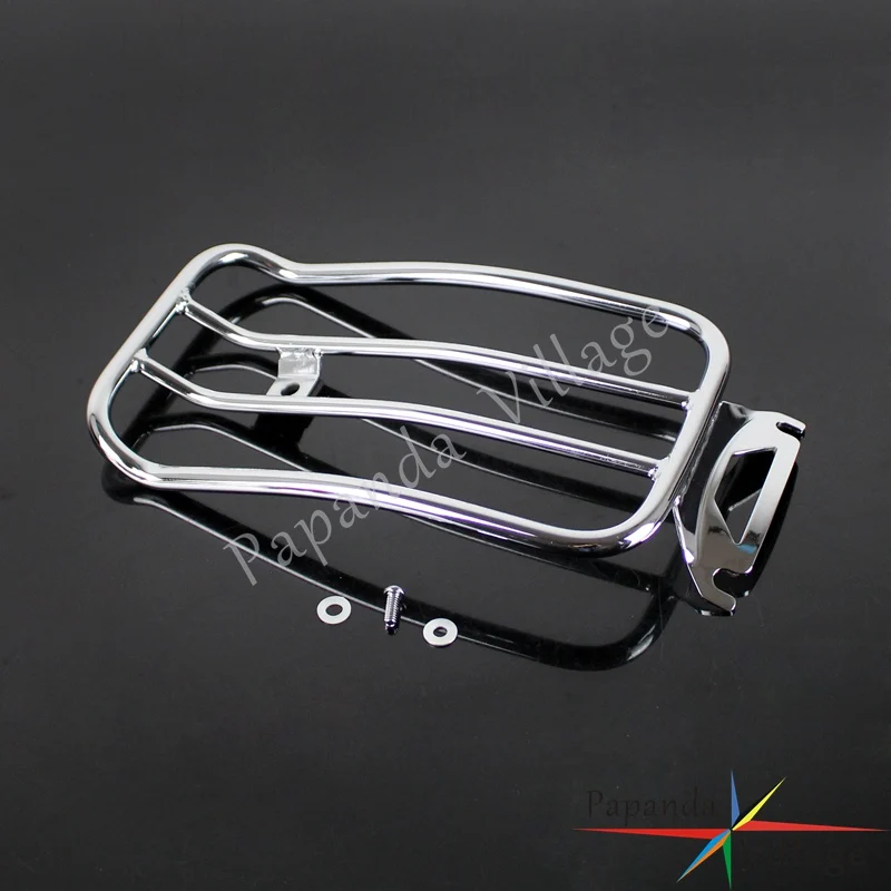Хромированная задняя багажная стойка для мотоцикла Harley Touring FLHT FLHR FLHX FLT 1997 2015 Electra