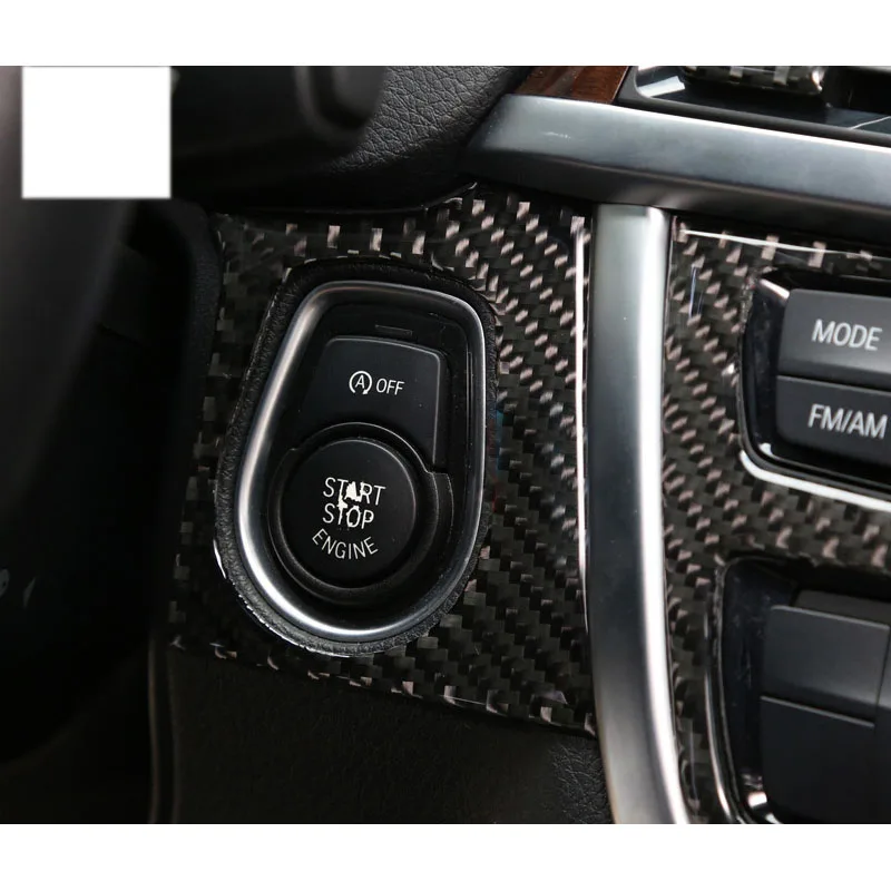 Карбоновая рамка lsrtw2017 с одной кнопкой для bmw f30 f31 f34 f32 2013 2014 2015 2016 2017 2018 320 420 330 318