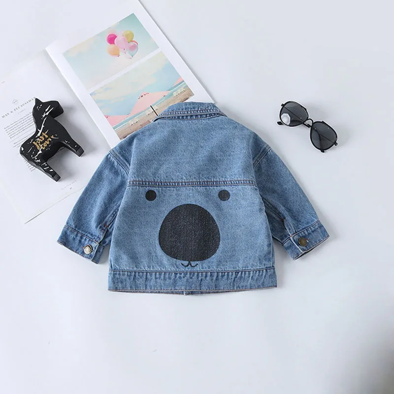 2019 Spring Autumn Children's Clothing Baby Boys and Girls Denim Jackets Kids Cowboy Toddler Outerwear Coats RT415 | Детская одежда