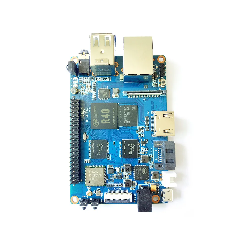 BPI M2 Ultra R40 четырехъядерный процессор 2 Гб ОЗУ DDR3 с SATA Wi Fi Bluetooth 8 eMMC демонстрационная