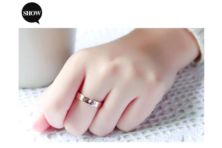 Роскошные брендовые ювелирные изделия знаменитостей парные кольца из титановой