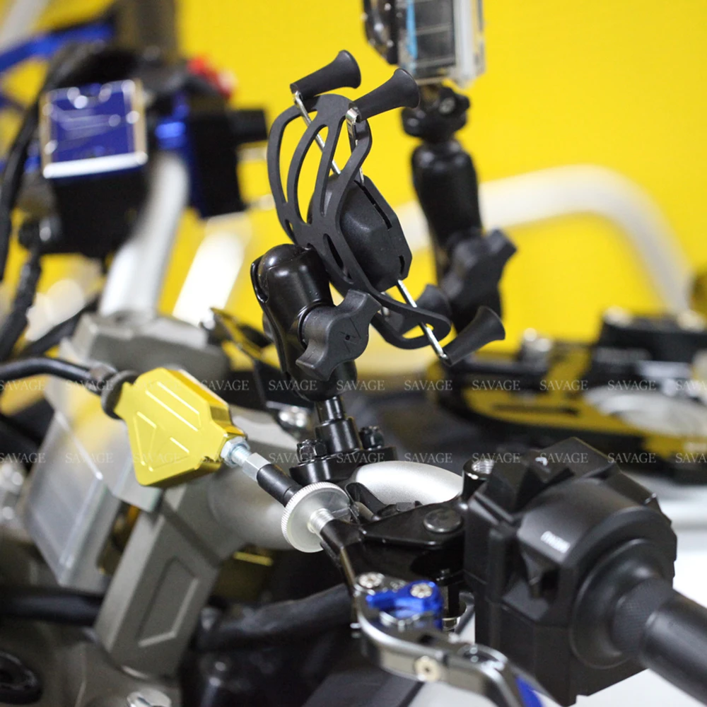 Держатель для телефона X-Grip зарядное устройство USB YAMAHA FZ8 FZ1 FZ6 N/S FAZER FZS 600/1000 XJ6 XJ600 XJ900