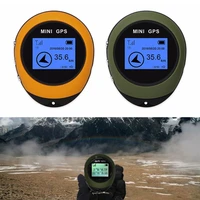 mini gps portable handheld keychain tracker usb rechargeable location tracker compass for outdoor travel climbing universal