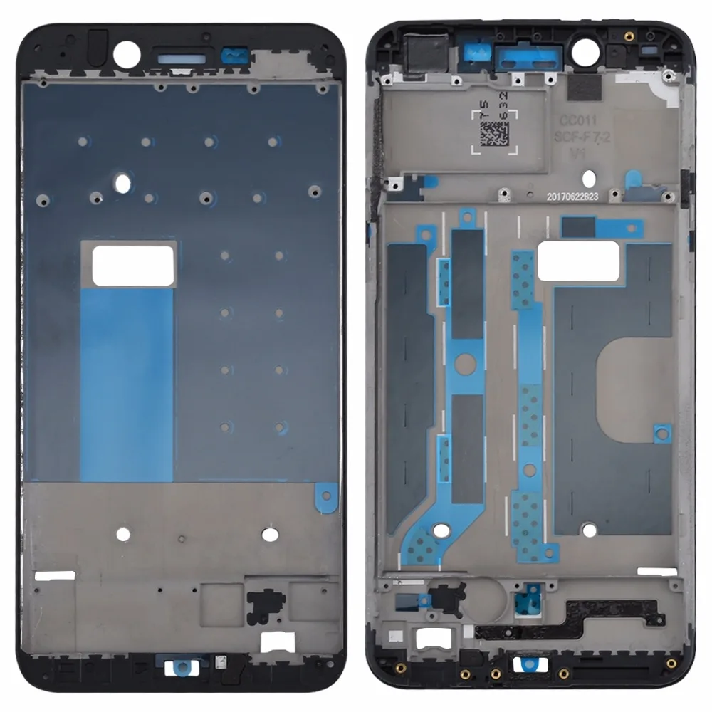 Спереди Корпус пластина для ободка рамки ЖК-экрана для OPPO A77/F3