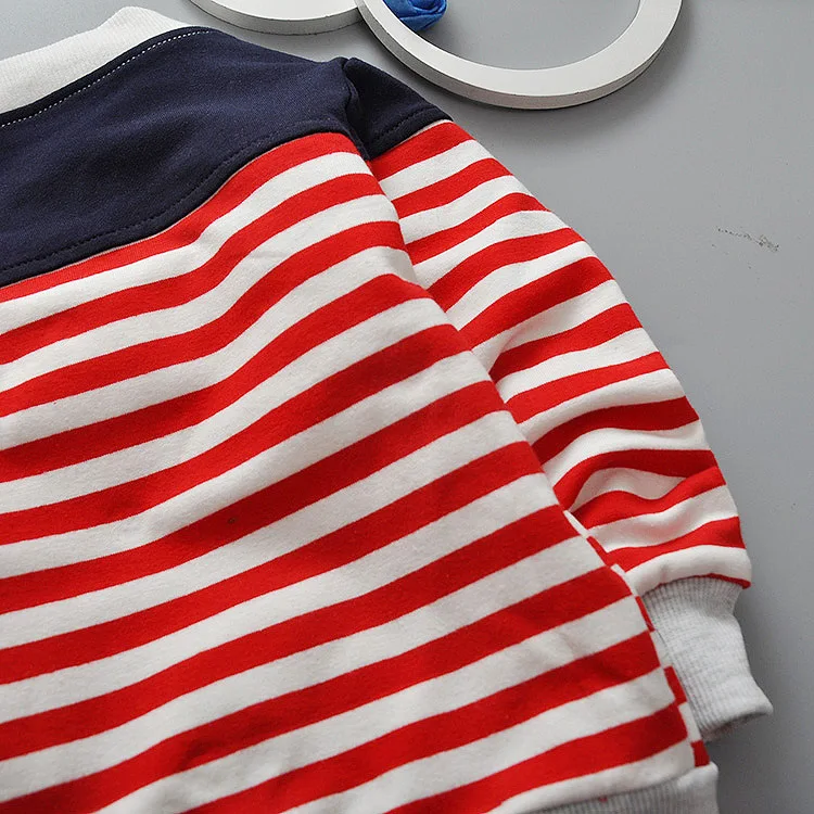 DIIMUU/1 предмет Одежда для маленьких мальчиков и девочек Пальто в полоску Детская