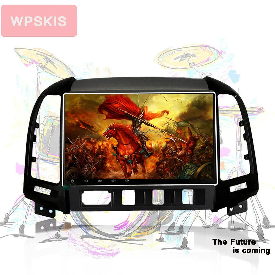 Автомобильный gps навигатор для Hyundai Santa fe 2010 музыкальный видеомагнитофон головное