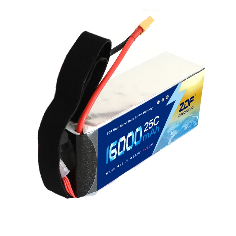 ZDF 3 7 V 4 11 1 14 8 18 5 22 2 44 48 16000mAh 25C Литий полимерная батарея для RC lipo 1S 2S 3S 4S 6S 12S 13S|Детали