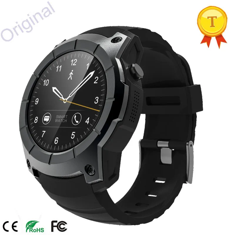 2017 лучший подарок для мужчин круглые умные часы спортивные с GPS активного отдыха