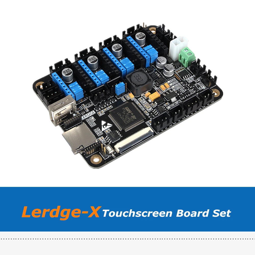 Новый 3 5 дюймов 32bit Lerdge X сенсорный Экран доска набор для Delta Corexy XYZ 3D принтеры с 4 шт.