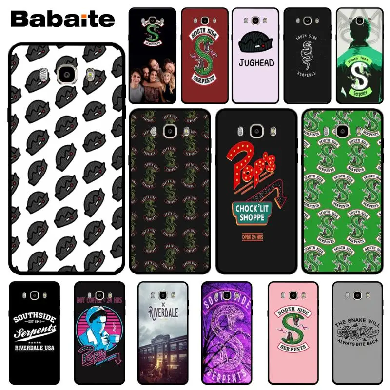 Babaite ривердейл &quotюжная сторона змеи&quot умный чехол для телефона Samsung J6 2018 J7 J4 2017 J8 Coque Shell|Чехлы-накладки| |