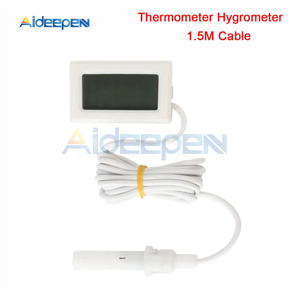 Thermometer Humidity Мини цифровой ЖК-термометр гигрометр удобный датчик температуры измеритель влажности детектор тестер морозильника - Цвет: Thermometer Humidity