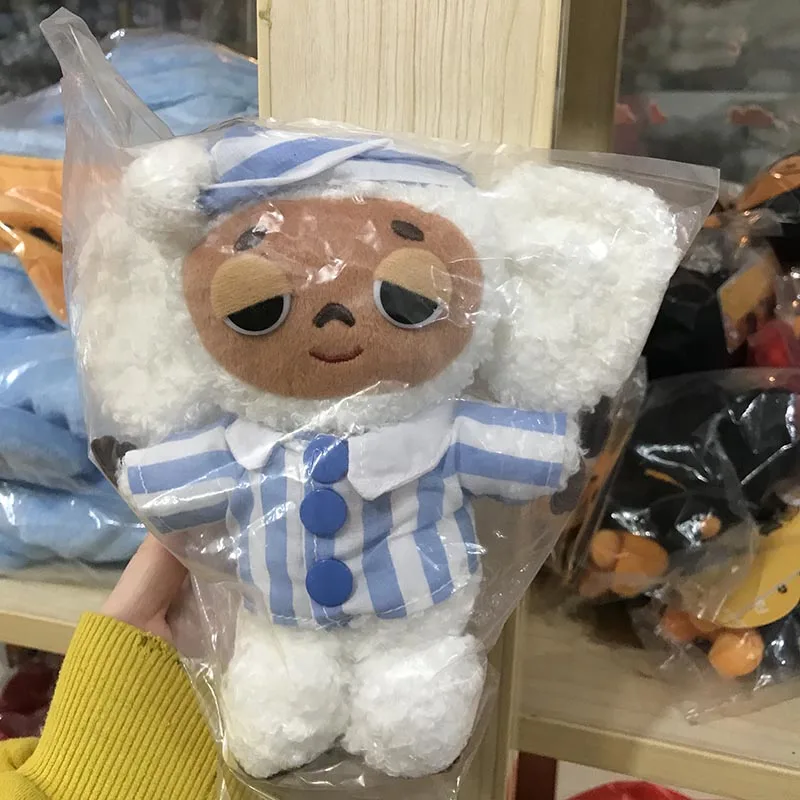 white A Милая плюшевая обезьянка игрушка Чебурашка Мягкая кукла Россия аниме-игрушка для маленьких детей успокаивание сна кукла - Цвет: white A