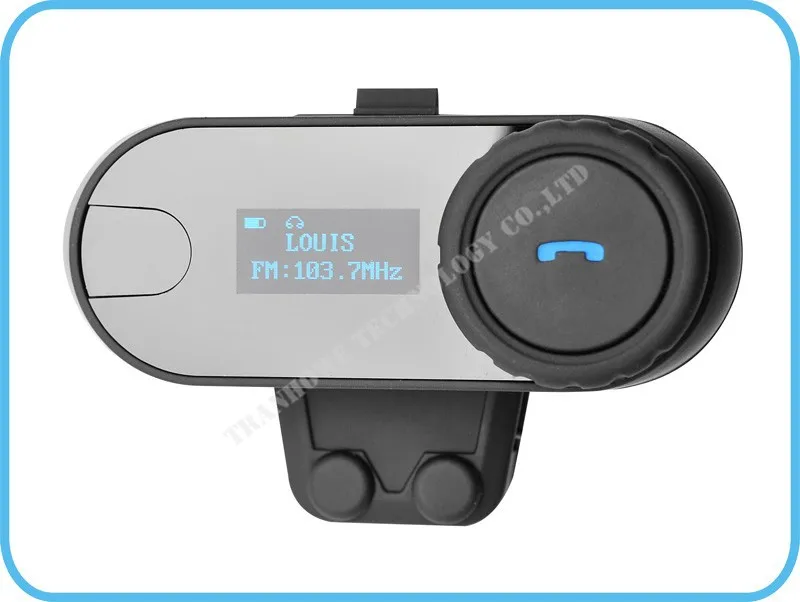 TCOM-SC W/экран BT Bluetooth мотоциклетный шлем домофон гарнитура с FM радио+ Бесплатные наушники+ кронштейн