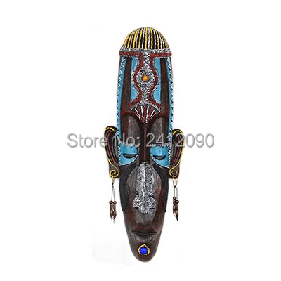 1 шт. африканские маски Декор миниатюрные фигурки из смолы Ретро стиль настенные