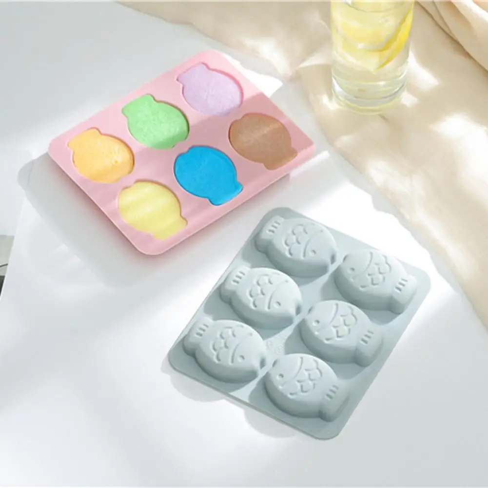 6 сетки силиконовые формы мультфильм милая форма в виде рыбки торт инструмент для