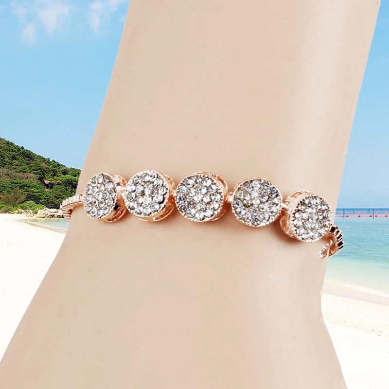 Новые модные регулируемые браслеты для женщин Pulseras Mujer свадебный браслет с