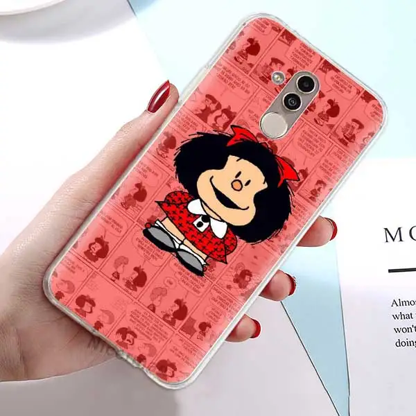 12 Силиконовый чехол из ТПУ для huawei mate 30 5G 10 20 Lite P30 P20 Pro Чехол Mafalda мультяшный мягкий прозрачный чехол - Цвет: 12