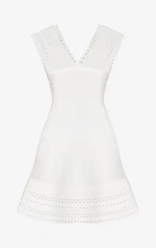 Блестящие Красота черный белый выдалбливают Новинка 2017 года поступления V шеи