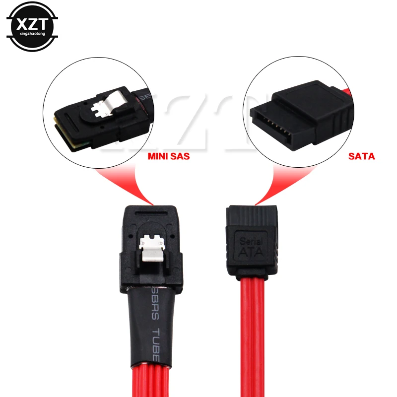 Жесткий диск Super Mini SAS 4i 1 шт. с 36P на 4 SATA 7P HDD 50 см новый сплиттер кабель 10 Гбит/с