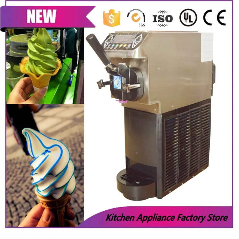 

Hot sale Mini fruit ice cream machine soft ice cream making machine for commercial