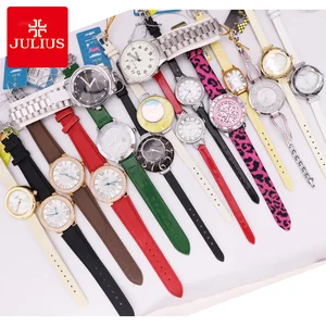 Распродажа! Женские часы Julius Old Types со скидкой, японские часы Mov Not Fashion, браслет из натуральной кожи, подарок на день рождения для девушек