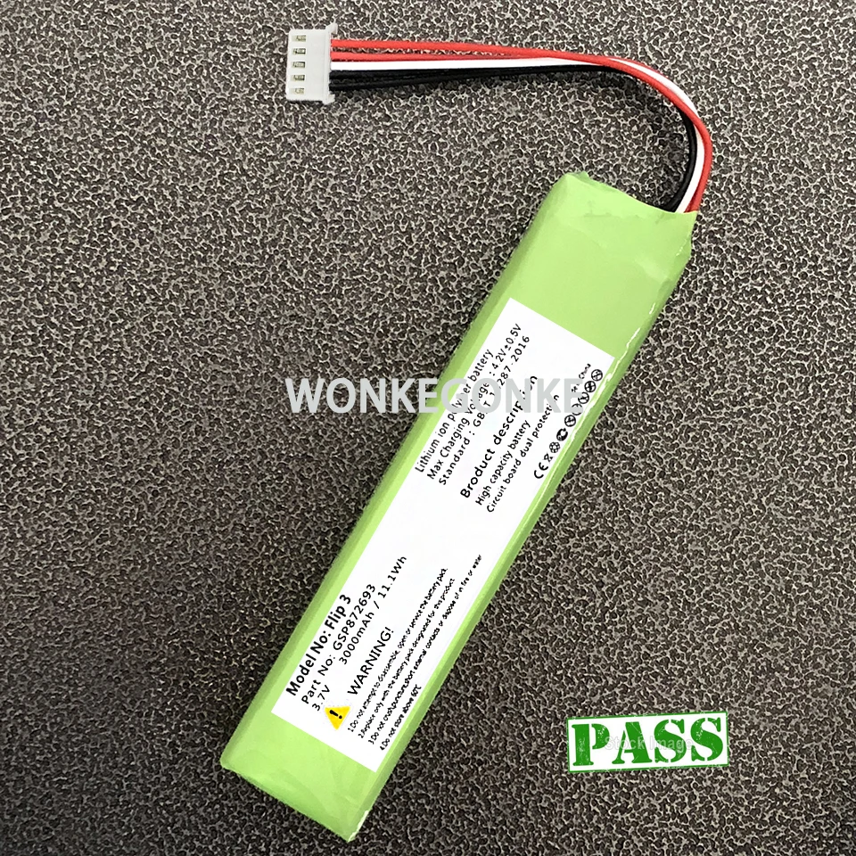 Wonkegonke 10000 мА-ч для JBL GSP0931134 Xtreme flip 3 флип 4 flip3 flip4 GSP872693 01 батарея