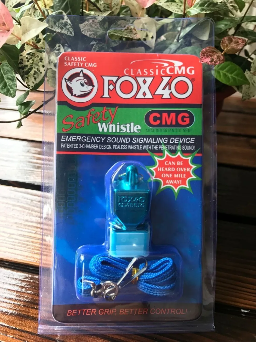 Бесплатная доставка E-PLATING красочные двойной блистер упаковка лиса 40 свисток с CMG