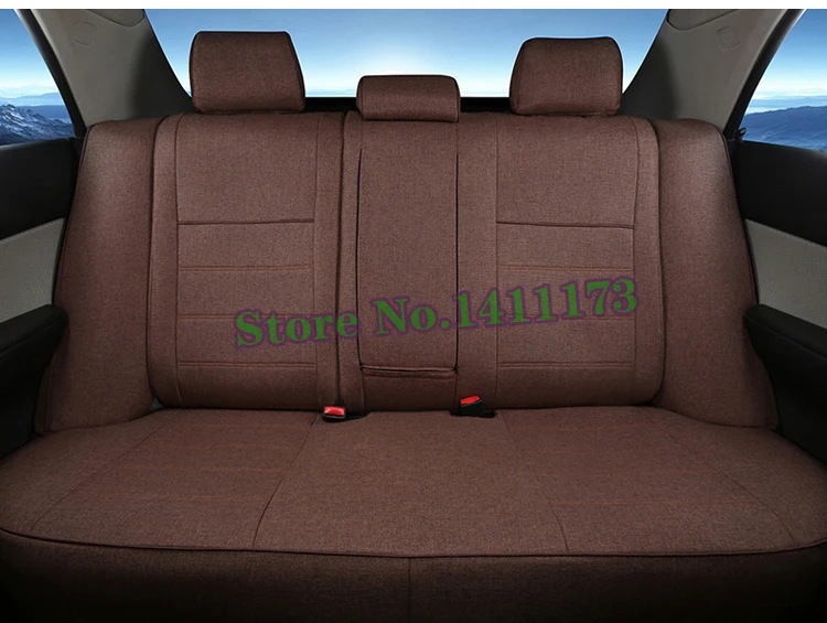 Льняные чехлы для сидений, подходящие для Toyota Corolla 2008, чехлы для сидений автомобиля, аксессуары для интерьера, Набор декоративных поясничных опор