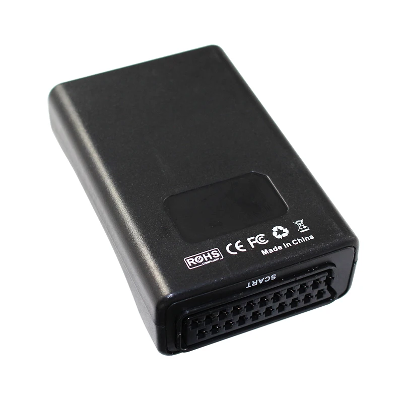 Преобразователь SCART в HDMI адаптер аудиосигнала HD с зарядным адаптером