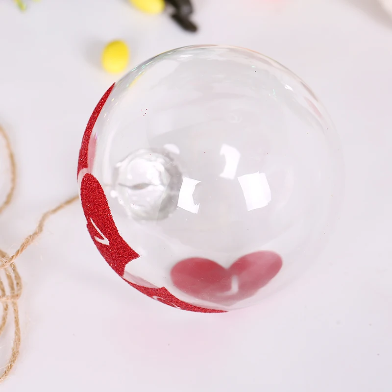 2017 Рождественский стеклянный шар ясно шарами украшения Рождественская елка