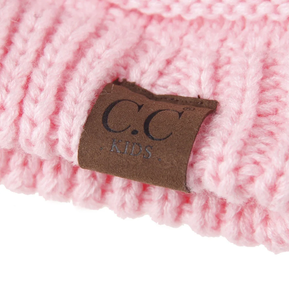 Новинка 2021 осенне-зимняя хлопковая детская шапка с помпоном и бантом Детские