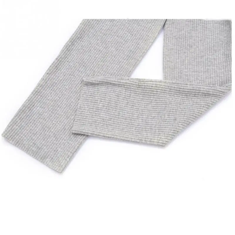 Новинка осенние и зимние хлопковые леггинсы 9/10 тонкие плотные однотонные теплые