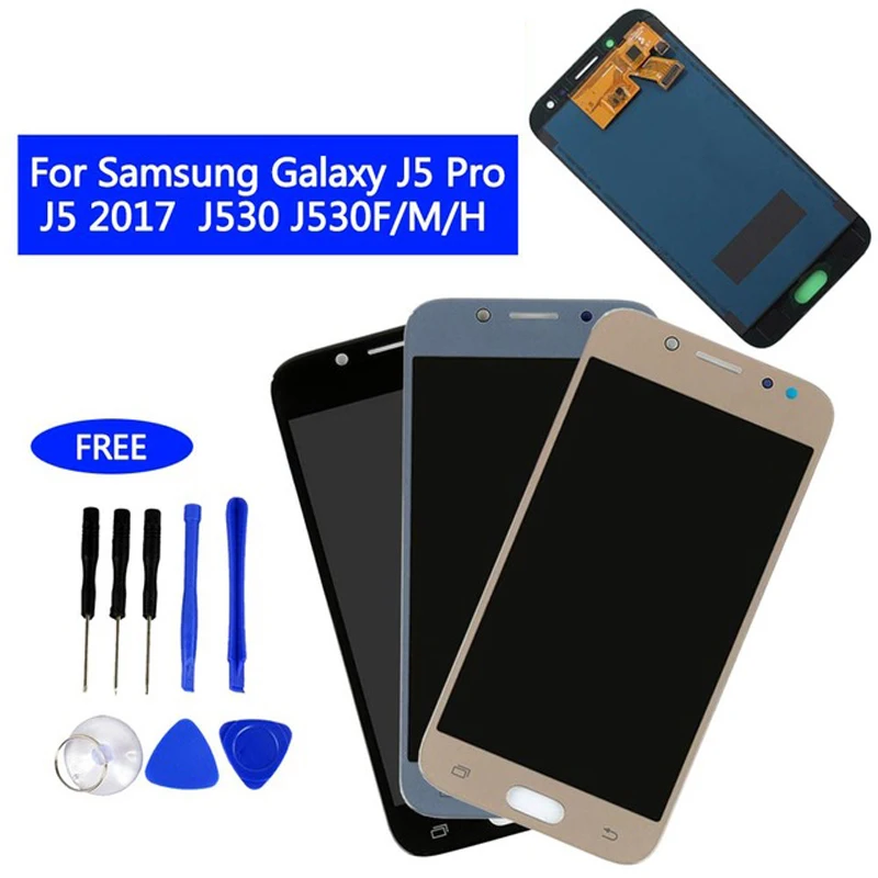 5," ЖК-дисплей для samsung Galaxy J530 J5 Pro J530F J530FN J530M SM-J530F телефон ЖК-дисплей Дисплей кодирующий преобразователь сенсорного экрана в сборе