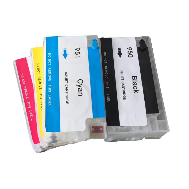 

4pcs/set Fill The Cartridge Ink Set For HP 950XL 951XL For HP 8100 8600 8620 With Chips