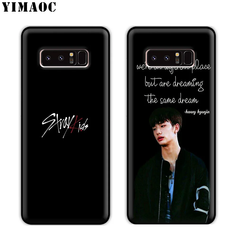 YIMAOC бродячий детский K Pop Мягкий силиконовый чехол для samsung Galaxy Note 10 Plus 9 8 A9 A8 A6 2018 A5