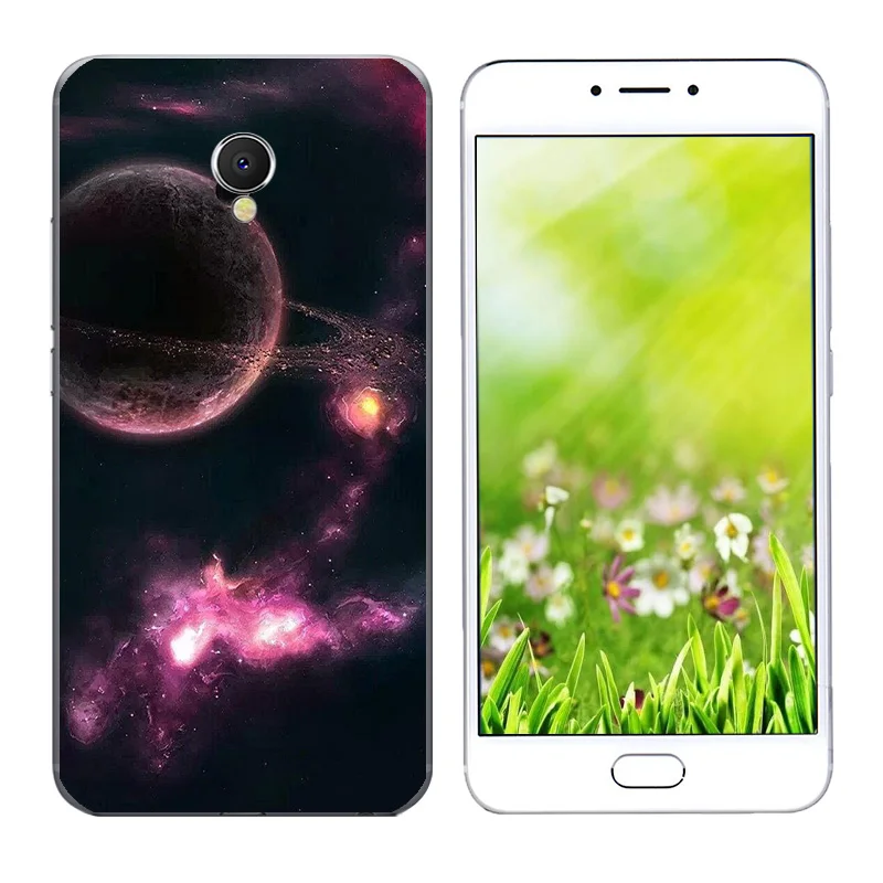 Thin Back Case for Meizu MX6 5.5 inch Triangle Printing Cover Soft Silicon Protection Cases TPU Shell |