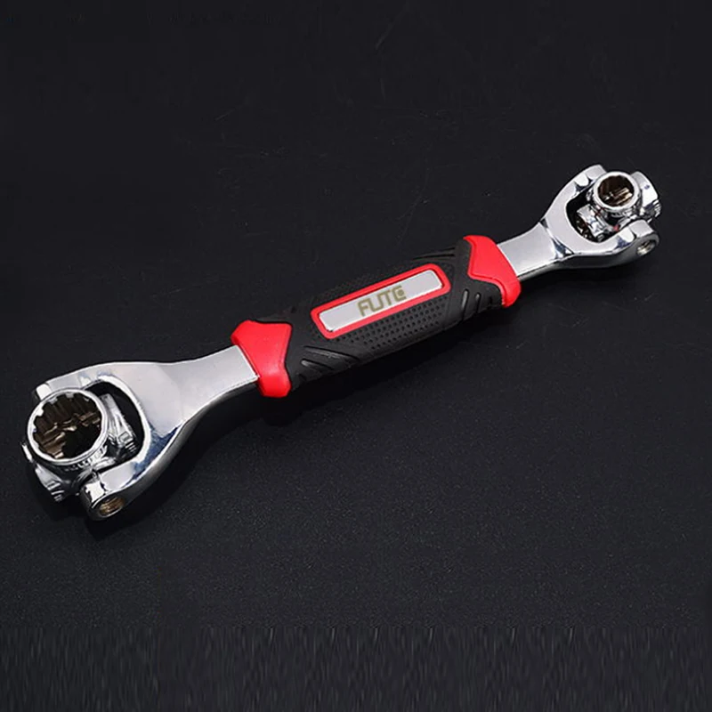 Клей Bing 8-in-1 Multi-function гаечный ключ с двойной головкой 360 градусов Поворотный 8-19