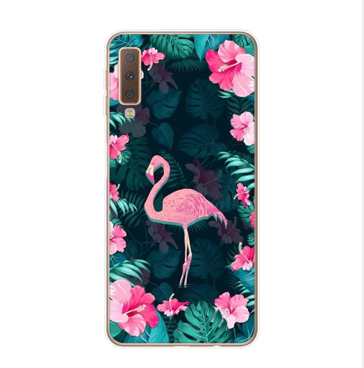 Летний Пляжный чехол Hawaii Aloha Sea Ocean для Samsung Galaxy A7 2018 A750 A10 A30 A50 2019 A6 A8 Plus прозрачный