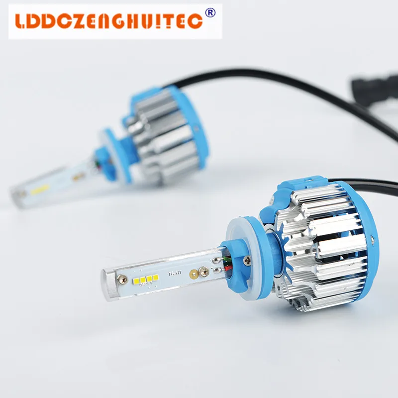 LDDCZENGHUITEC Автомобильные фары 70 Вт 9005 лм/комплект H1 H7 H4 Hi/Lo H11 9006 HB3 HB4