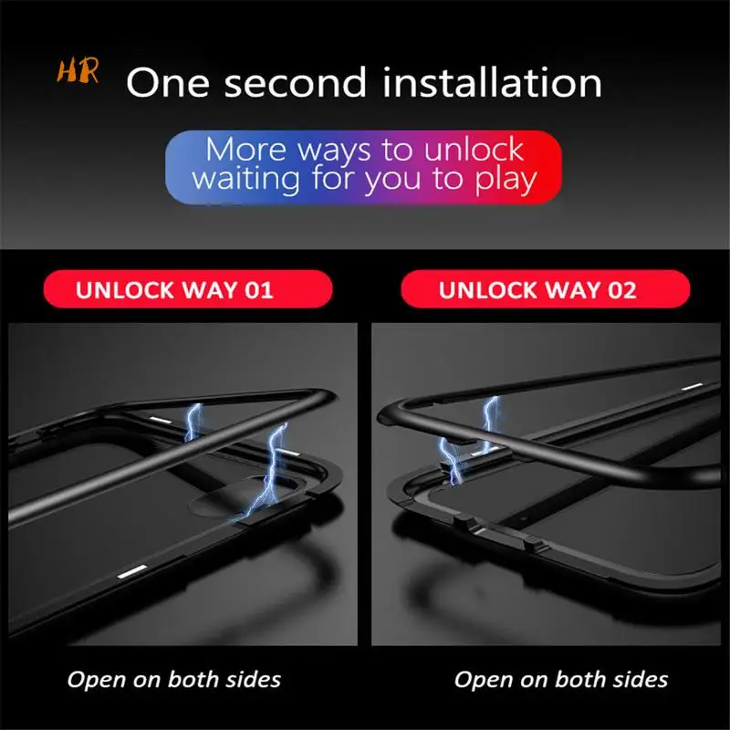 Магнитный стеклянный чехол для Xiaomi mi 9 Se 8 Lite прозрачная металлическая задняя