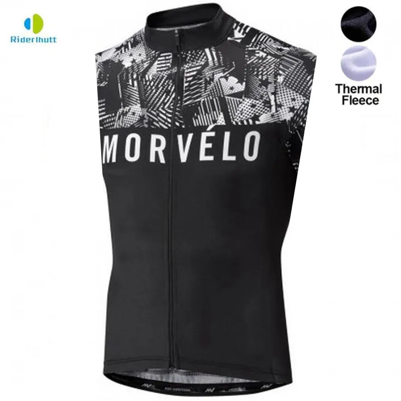 Morvelo зимний термальный жилет для велоспорта для мужчин теплый без рукавов Джерси флис майки для велоспорта велосипедная майка - Цвет: 03