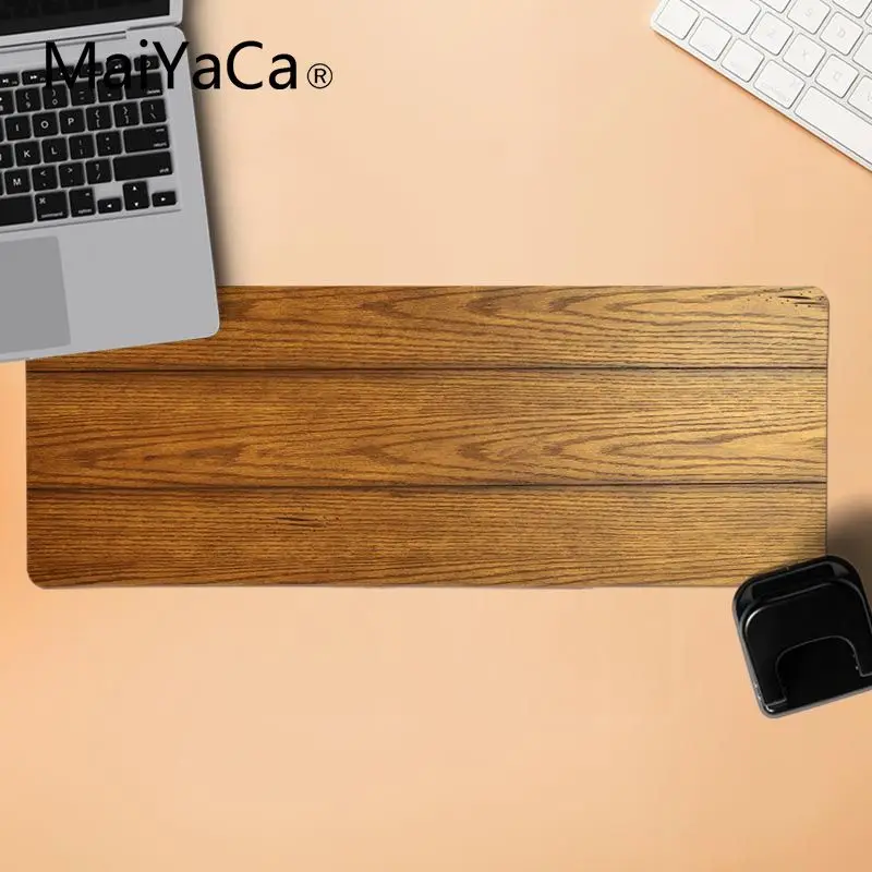 MaiYaCa дизайн коричневый деревянный коврик для мыши геймерская игра коврики геймерская скорость мыши розничная маленький резиновый коврик для мыши
