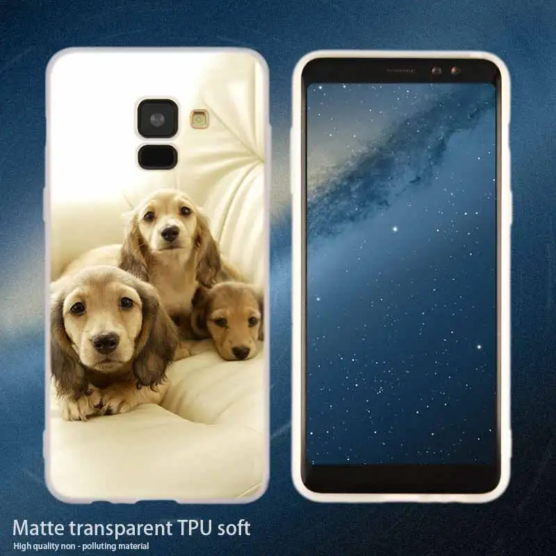Silicone 15 Собак ретривера Лабрадора чехол для телефона для samsung Galaxy A10 A20 A30 A40 A50 A60 A70 A6 A8 плюс A7 A9 A3 A5 чехол Coque - Цвет: Silicone 15