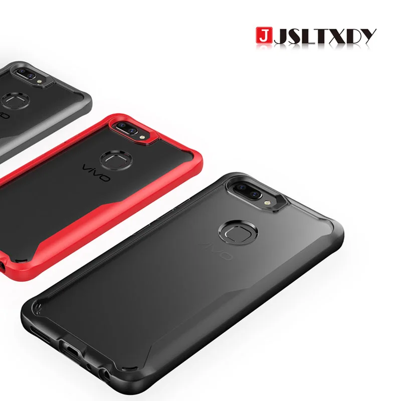 Для естественных X20 Plus Роскошные Прозрачный PC + TPU Защитный чехол для X21 X9S плюс