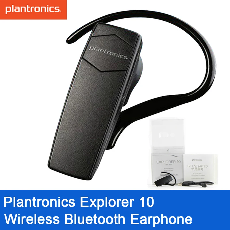 Беспроводные наушники Plantronics EXPLORER 10 с ушным крючком высококачественные со звуком