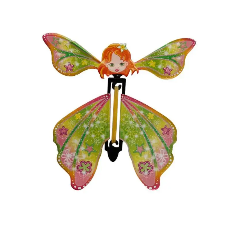 

Magic Butterfly Flying Paper Card Toy with Empty Hands Solar Rubber Band Butterfly Fairy Toy Props Magic Tricks
