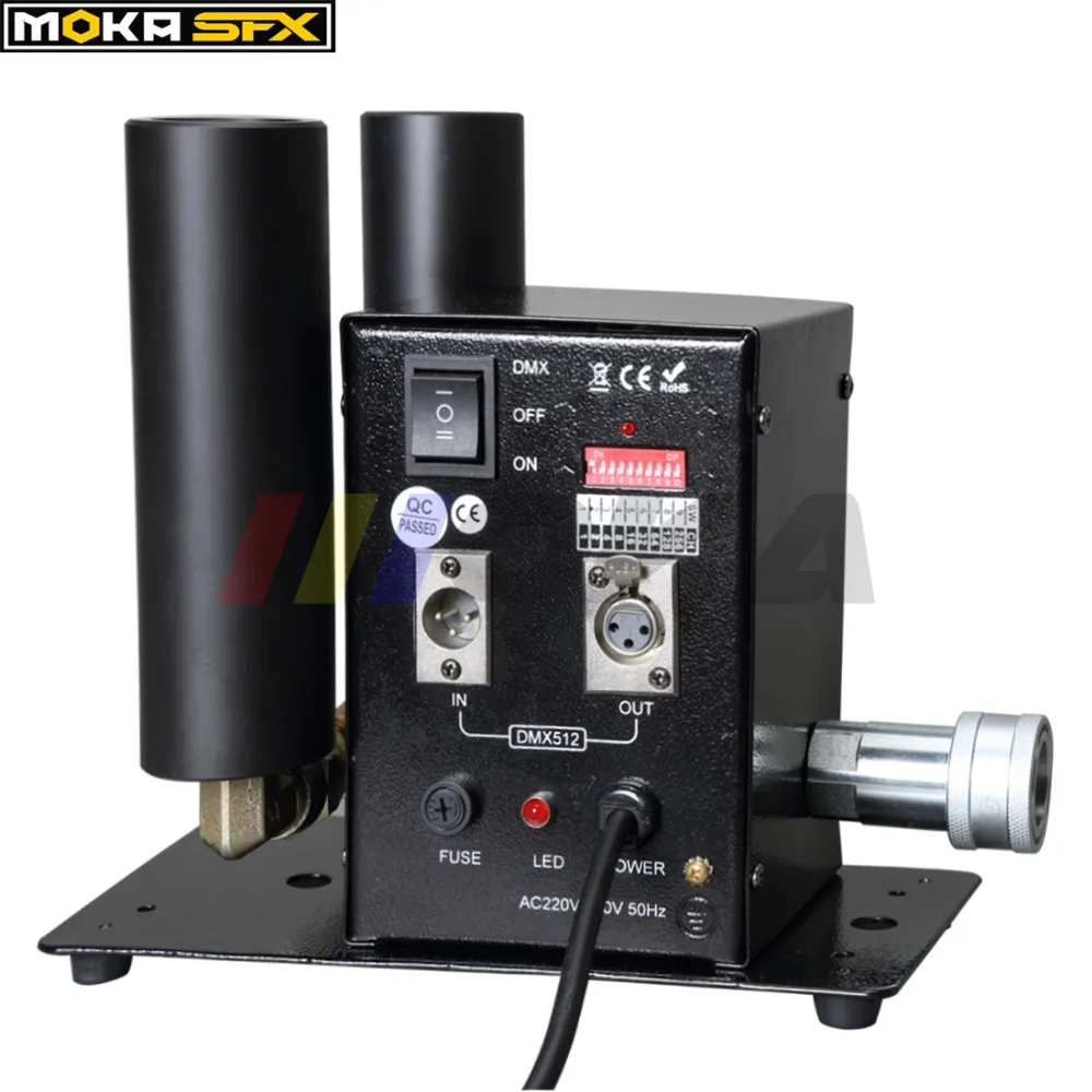 4 шт. сценическая Двухтрубная Крио-CO2 струйная пушка для диджея машина CO2