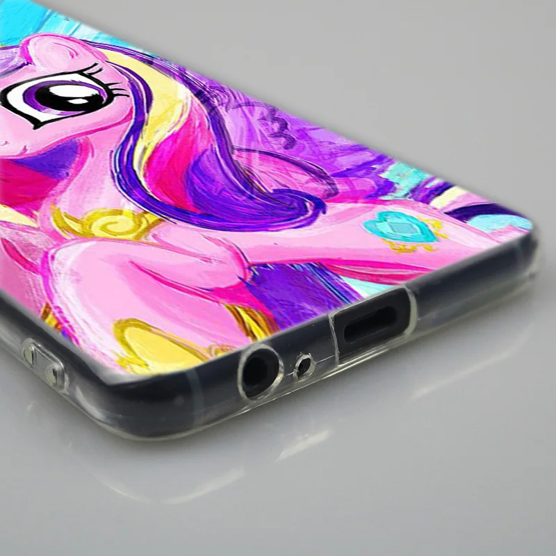 С рисунком из мультфильма «Мой Маленький Пони» силиконовый чехол для samsung Galaxy A50 A30 A10 A40 A6 A8 плюс A20 E A5 A7 примечание 9 8 Модный чехол с принтом"