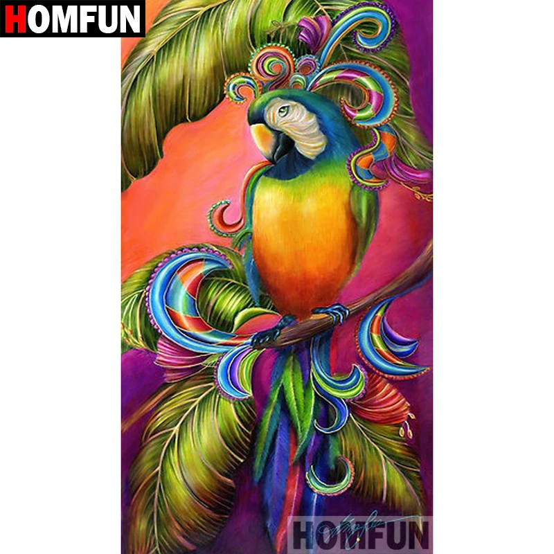 

Алмазная живопись HOMFUN A08062, полноразмерная/круглая 5D картина «сделай сам» с квадратными/круглыми стразами, вышивка крестиком с животными, по...